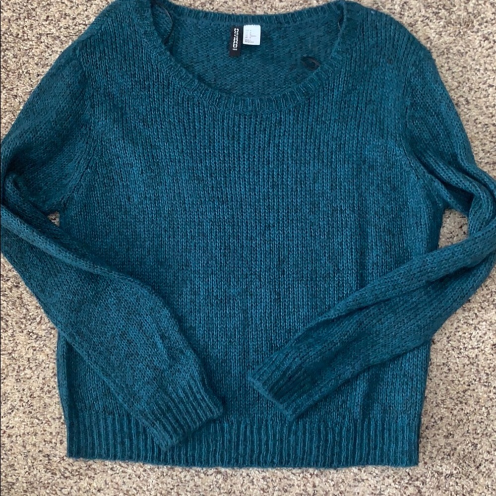 Green sweater